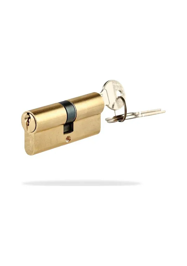 Yuma Ymk Hibrit Cerman Barel Sarı Çelik Kapı Kilidi 68 Mm