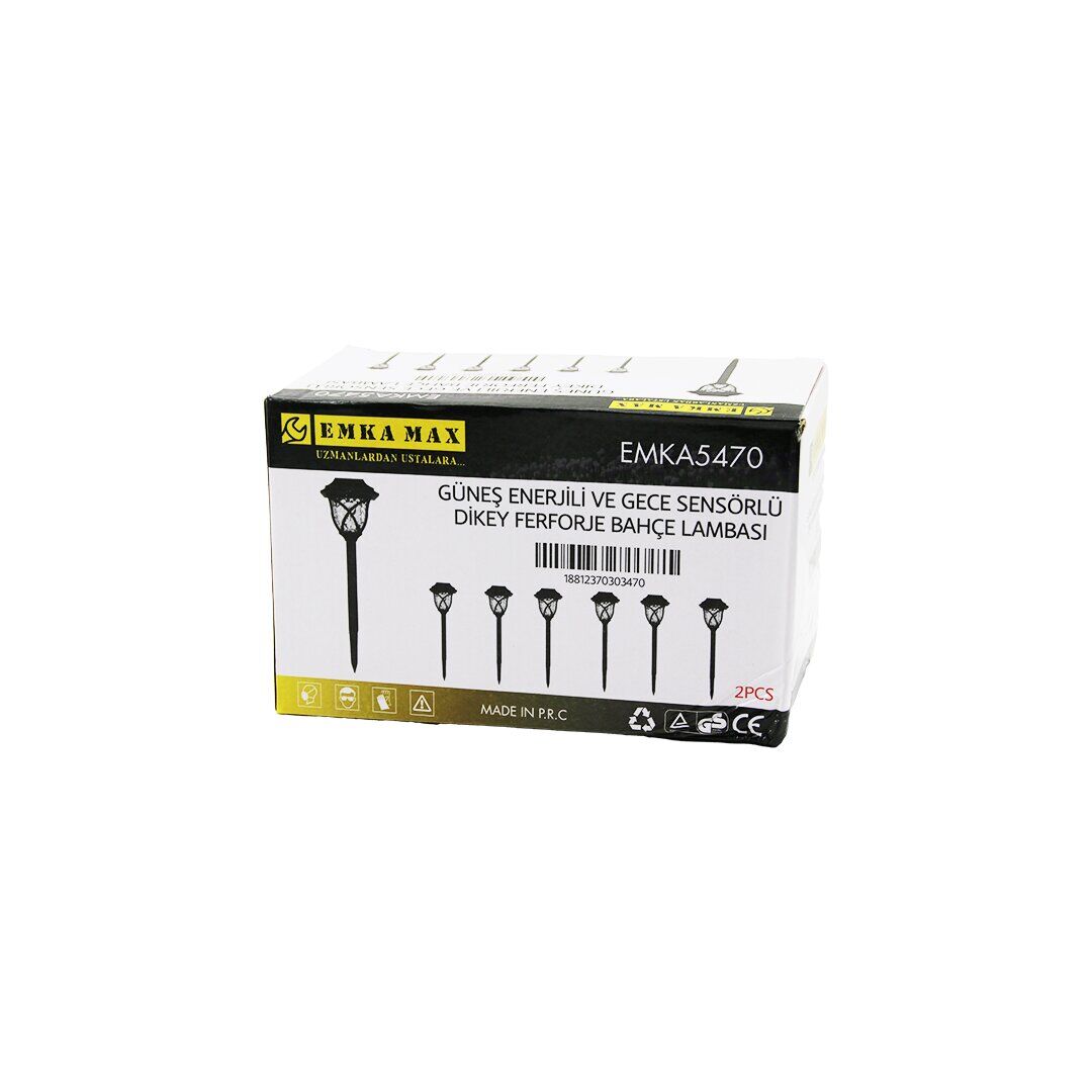 Emka Max-5470 Güneş Enerjili Solar LedBahçe Lambası