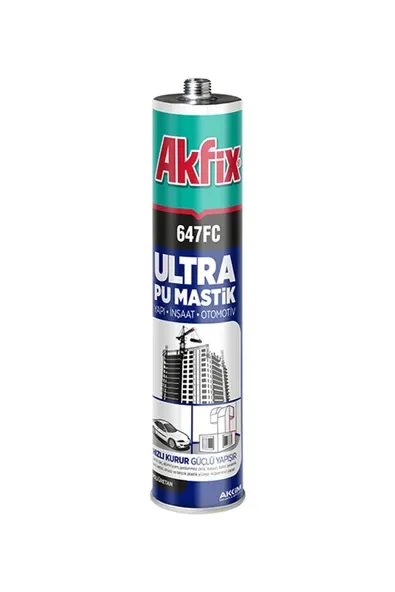 Akfix 647FC Ultra Poliüretan 280 ml Beyaz Mastik