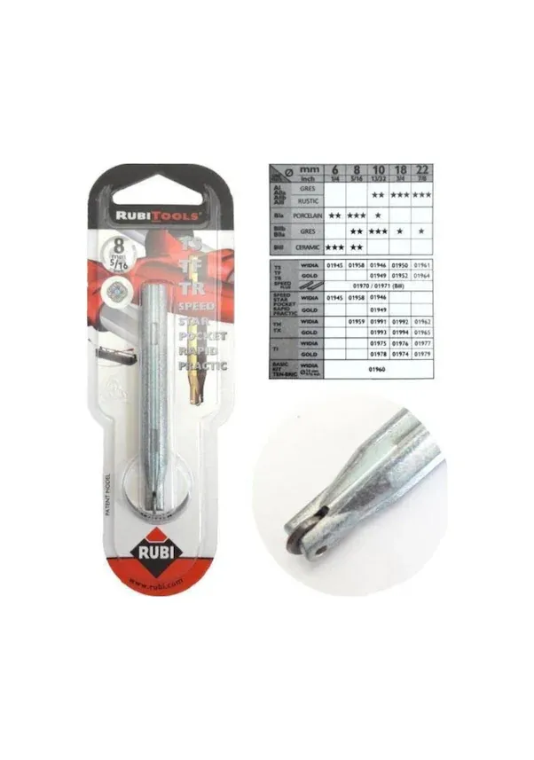 Rubi 8mm Seramik Kesme Elması 5/16 Elmas Uç