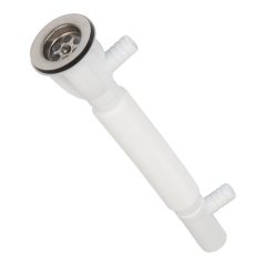 Luxwares Makina Çıkışlı Körüklü Lavabo Sifonu