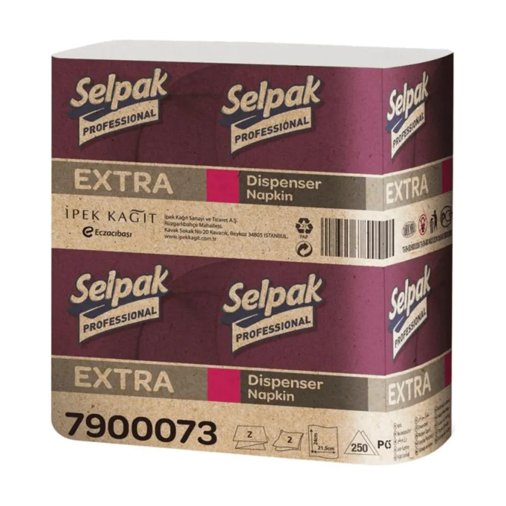 Selpak Professional Extra 250 Yaprak 18'li Dispenser Peçete